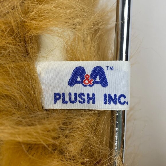 Vintage Collie Puppy Dog Stuffed Animal 1992 Fluffy Realistic A&A Plush - Picture 5 of 9